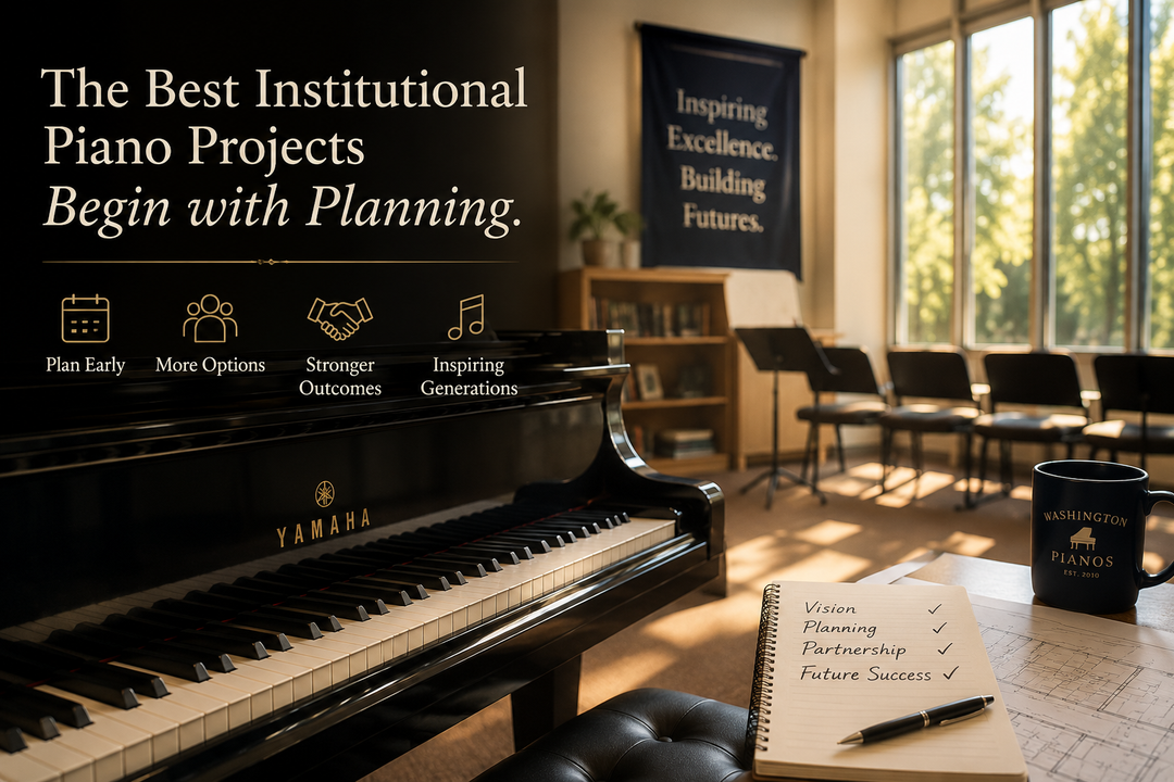 Why the Best Institutional Piano Projects Begin Months Before the First Class