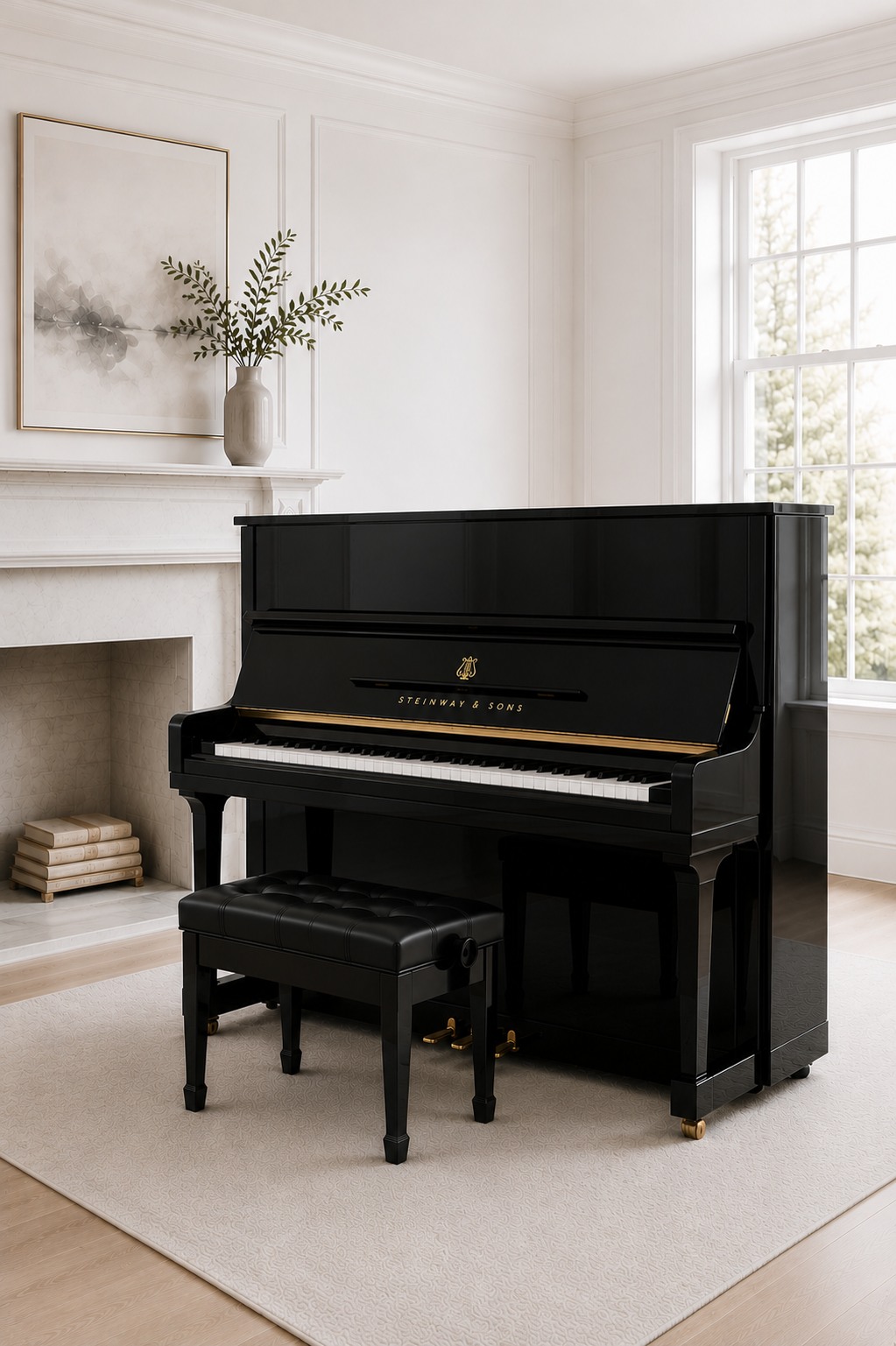Steinway Professional Studio Upright Piano