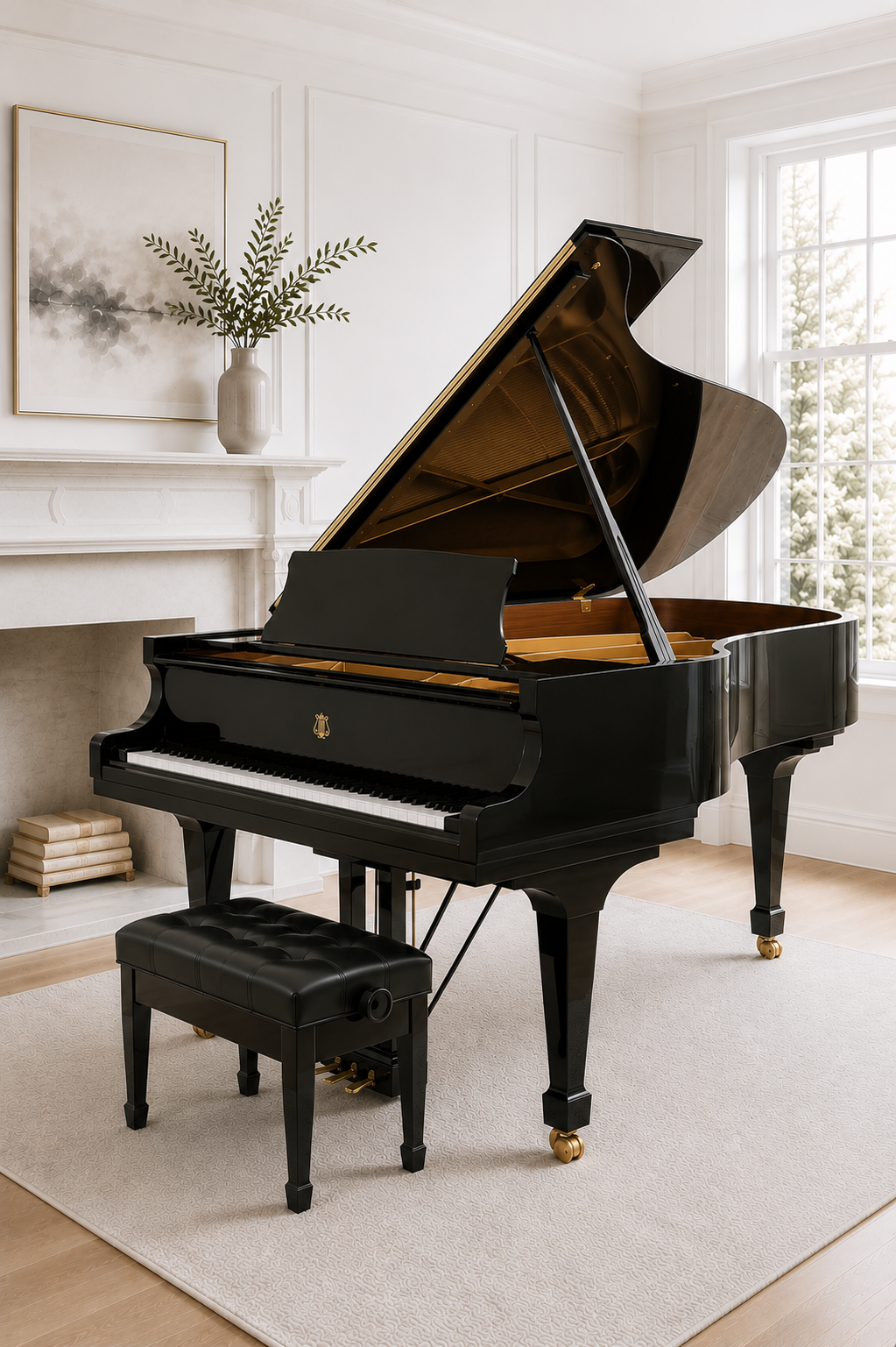 Steinway Model L Grand Piano