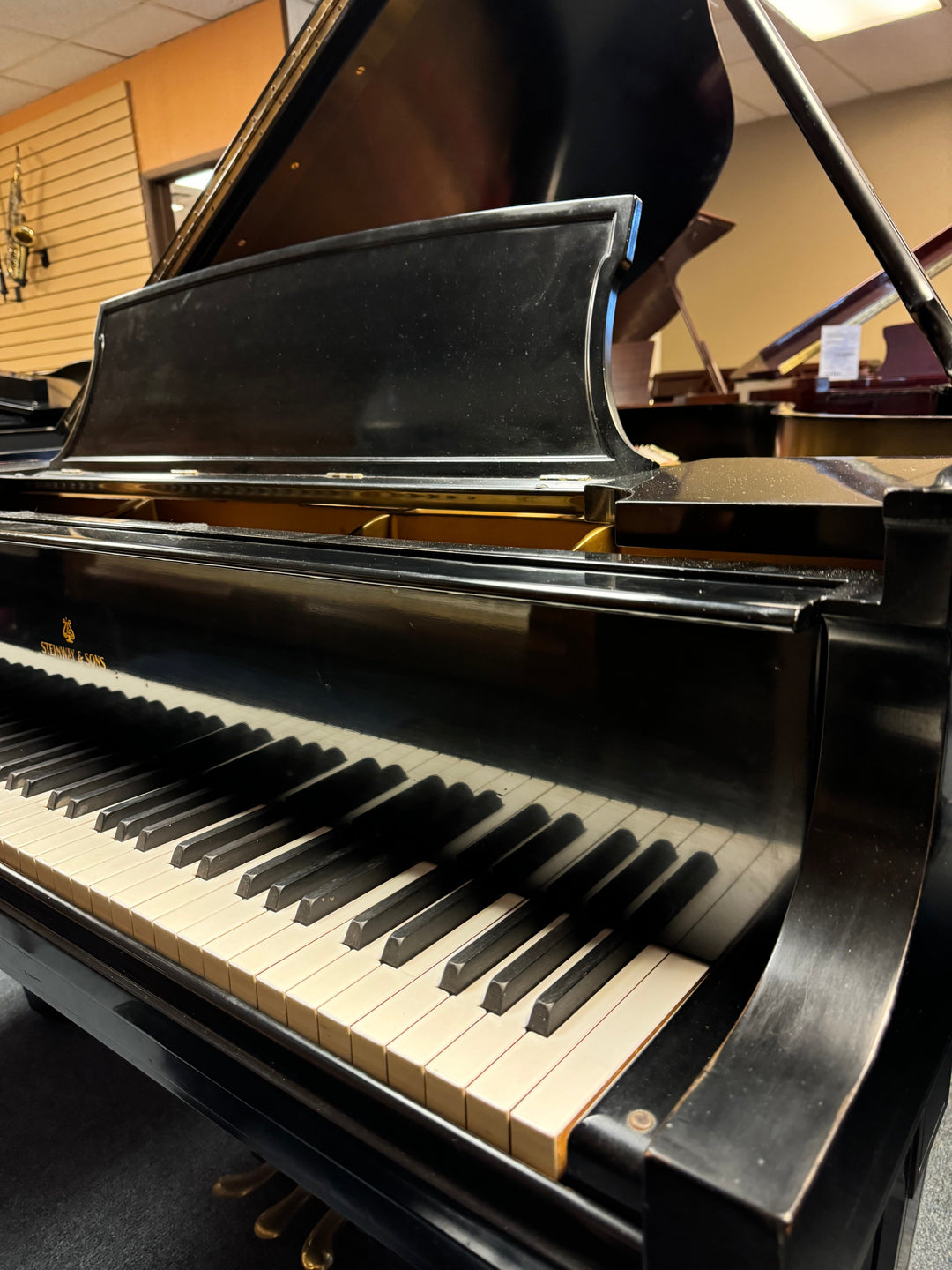A beautifully preserved 1936 Steinway Model L grand piano