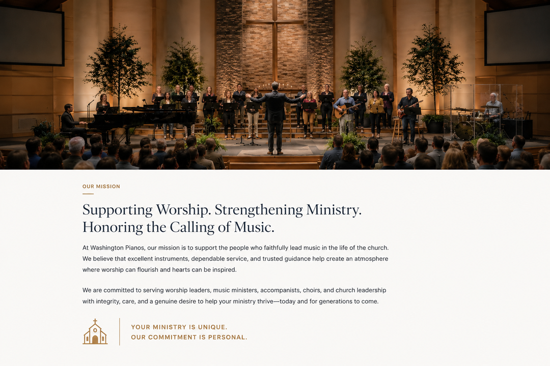 Supporting Worship & Strengthening Ministry  