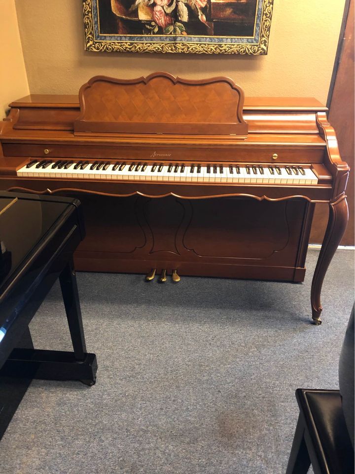 Baldwin Acrosonic Console Piano | Walnut Satin | Made in USA