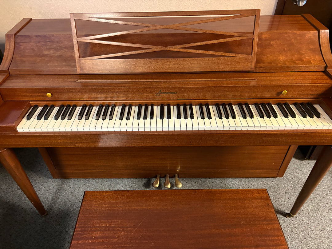 Baldwin Acrosonic Upright Piano Wood Finish Front View