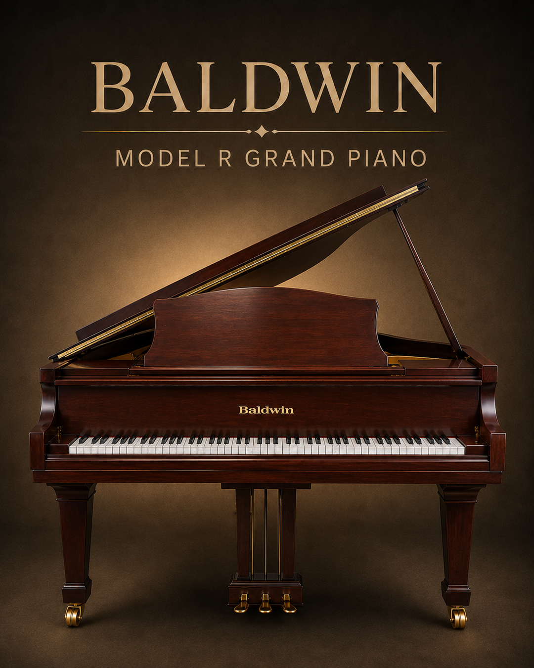 Certified Preowned Baldwin Model R Grand Piano