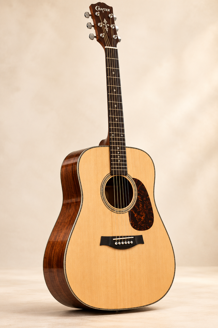 Crafter HD100-N Dreadnought Acoustic Guitar – Natural