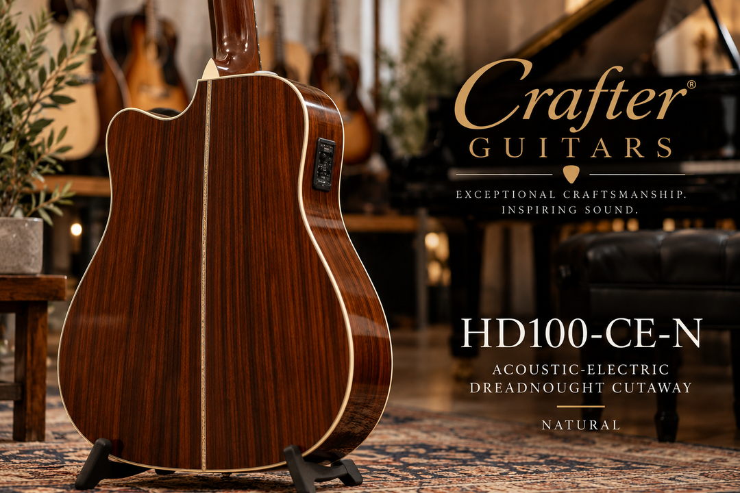Crafter Acoustic Electric Guitar Showroom