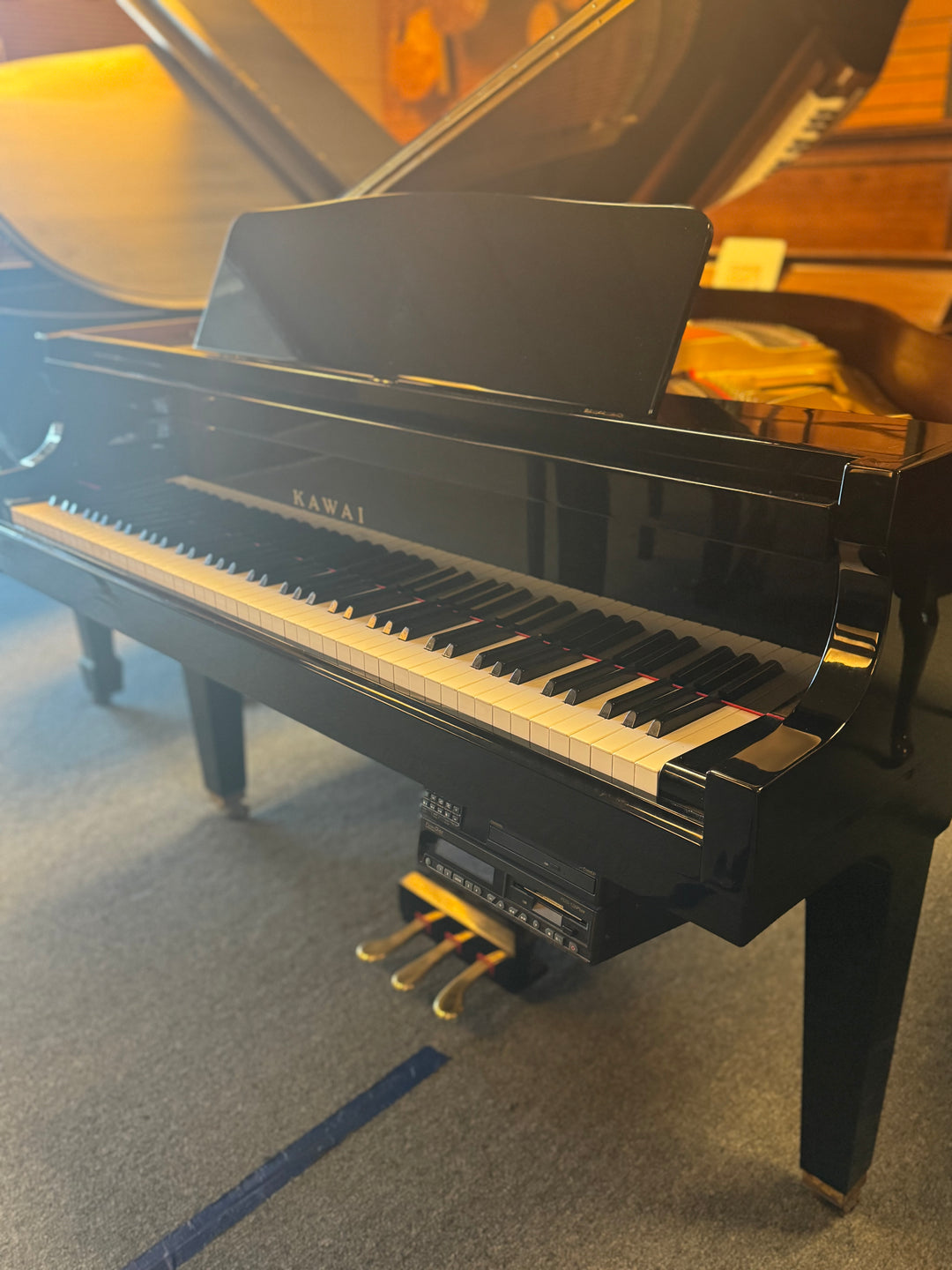 Kawai Baby Grand Player Piano - Model GM2 - Piano Disc - Ebony