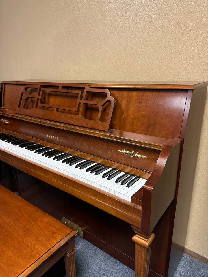 Yamaha Console Decorator Upright Piano-Model M500H-Walnut Finish-Gallery