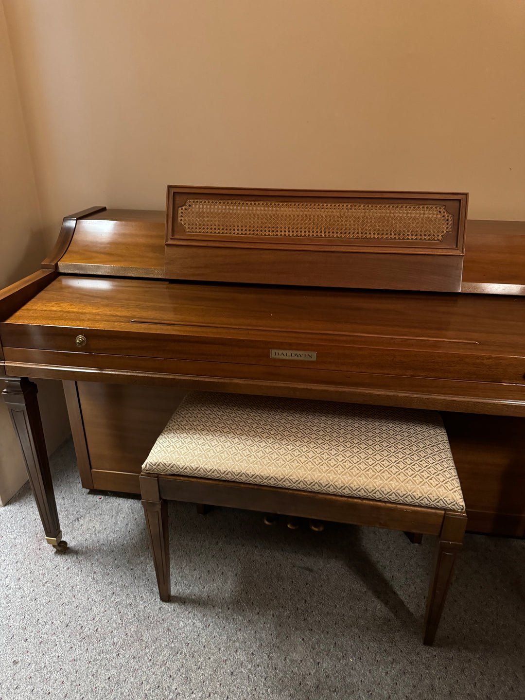 Baldwin Acrosonic Console Piano | Mahogany | Made in USA