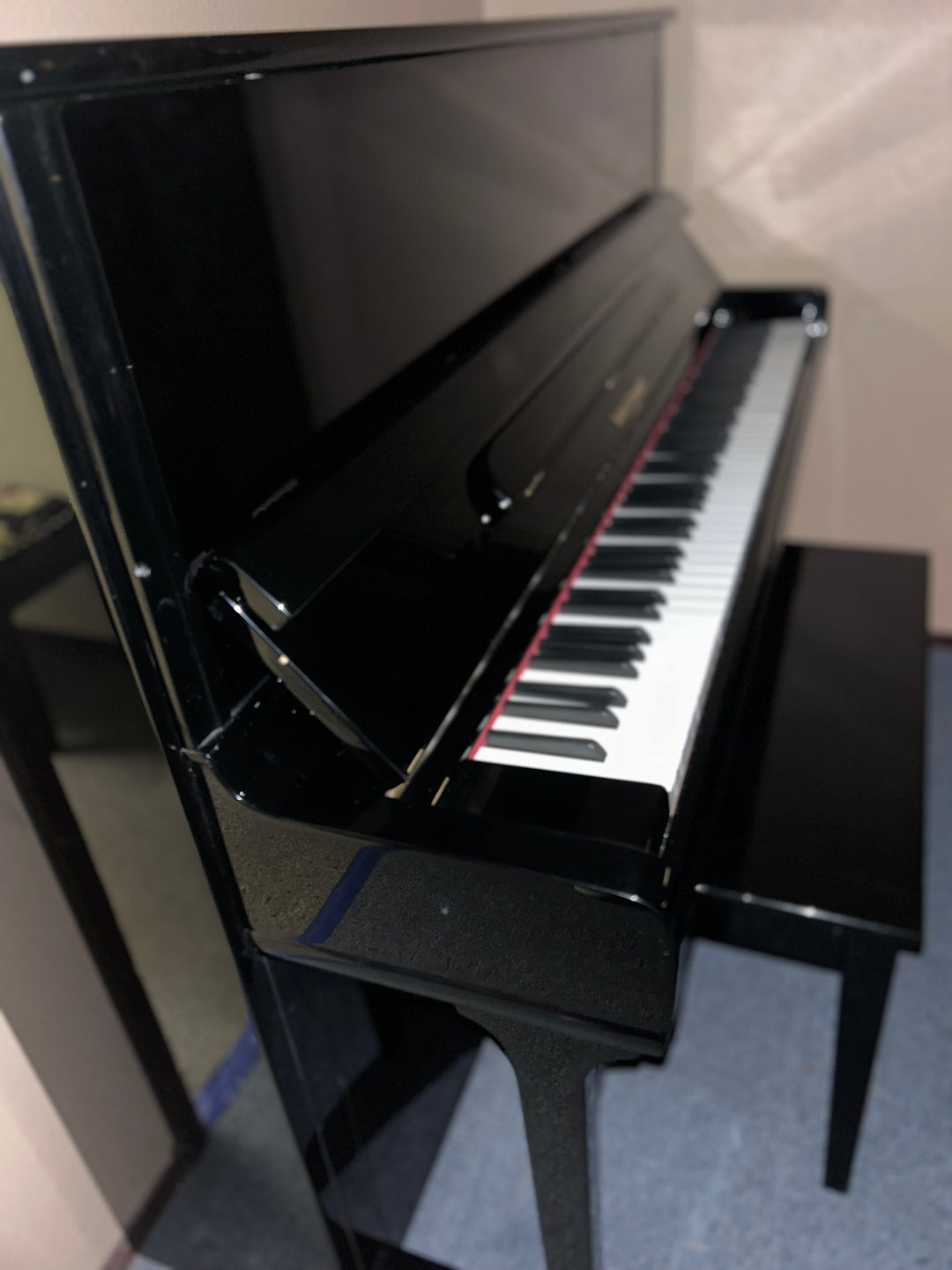 Kohler &amp; Campbell Studio Upright Piano-Model KC-121-Ebony Polish-Gallery