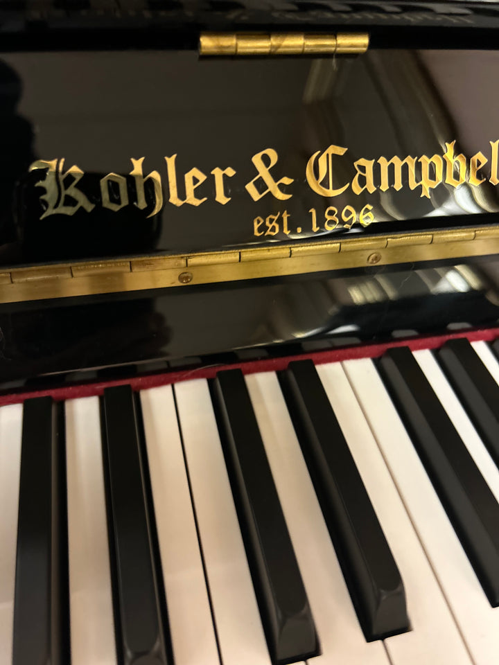 Kohler &amp; Campbell Studio Upright Piano-Model KC-121-Ebony Polish-Gallery