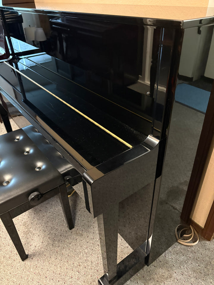 Yamaha Decorator Upright Piano-Model M-2F-Ebony - Gallery