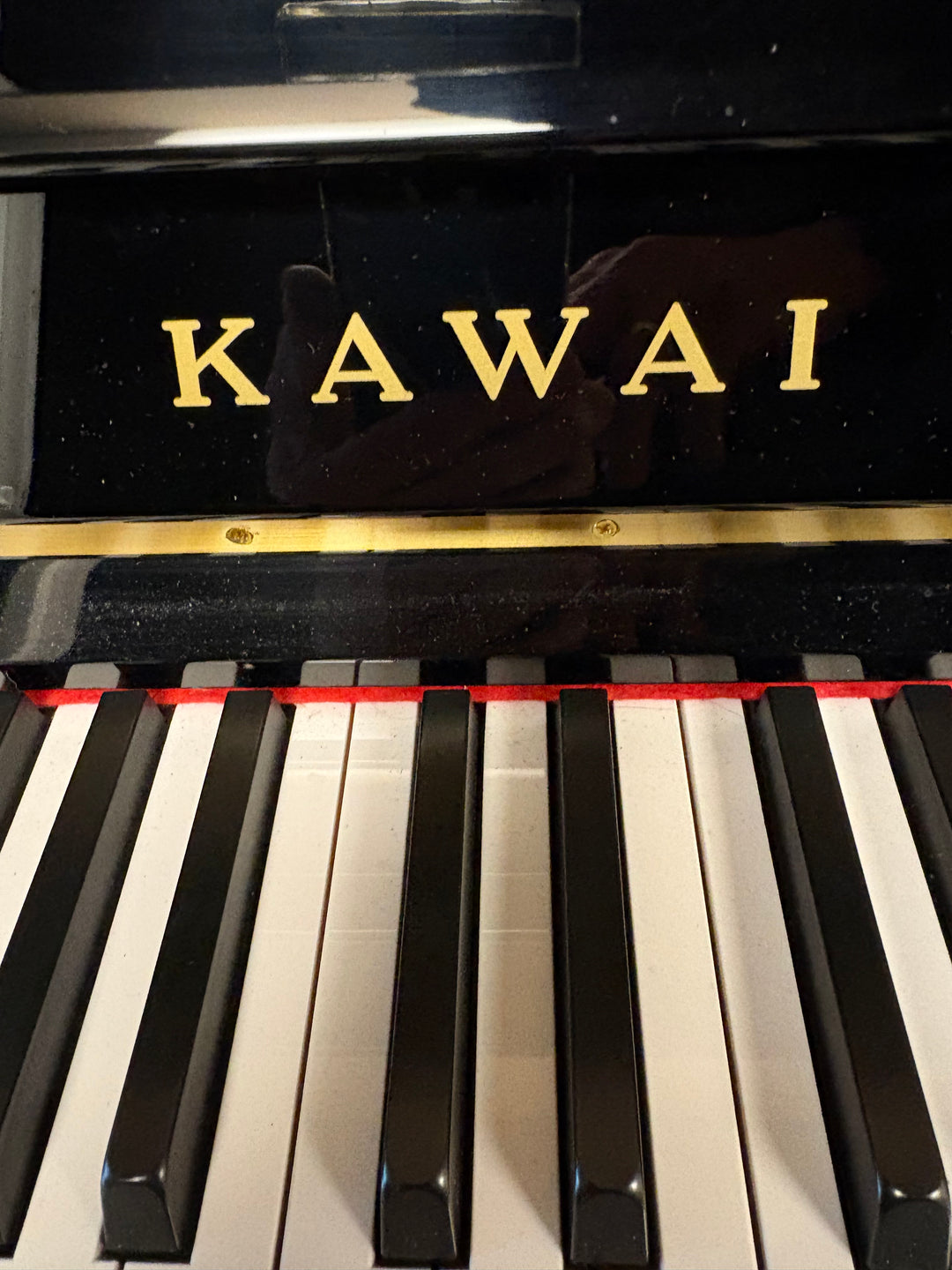Yamaha Decorator Upright Piano-Model M-2F-Ebony - Gallery
