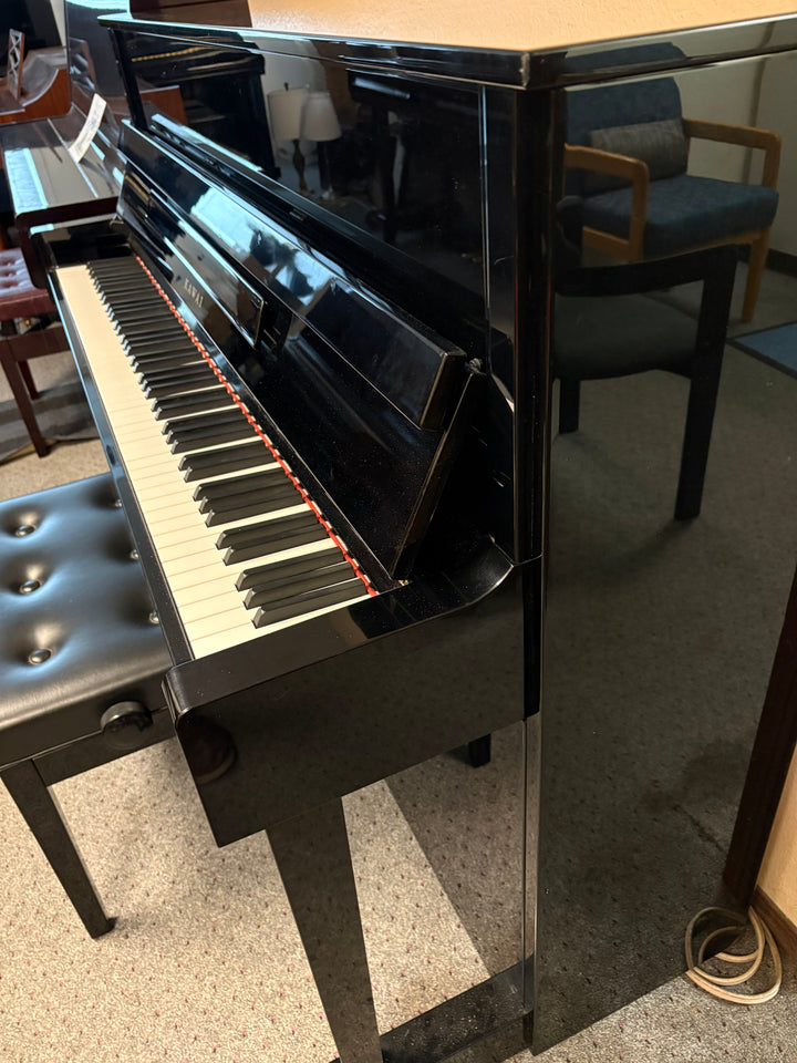 Yamaha Decorator Upright Piano-Model M-2F-Ebony - Gallery