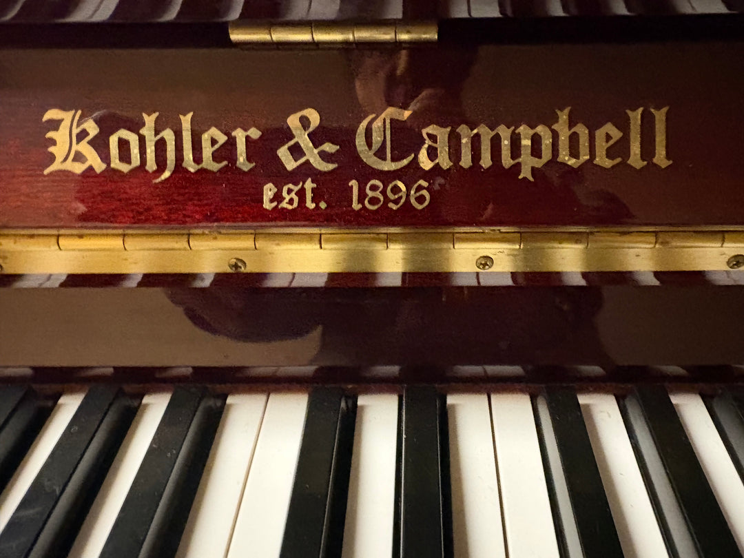 KOHLER &amp; CAMPBELL STUDIO UPRIGHT PIANO - MAHOGANY POLISH