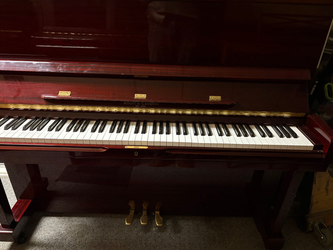 KOHLER &amp; CAMPBELL STUDIO UPRIGHT PIANO - MAHOGANY POLISH