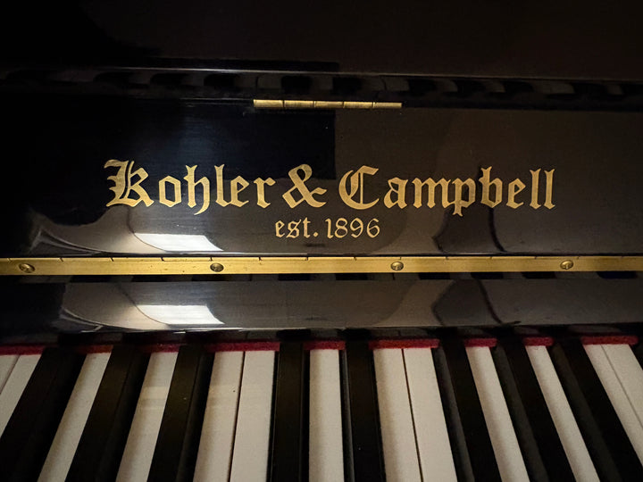 Kohler &amp; Campbell Studio Upright Piano – Model SKV48S - Ebony - Gallery