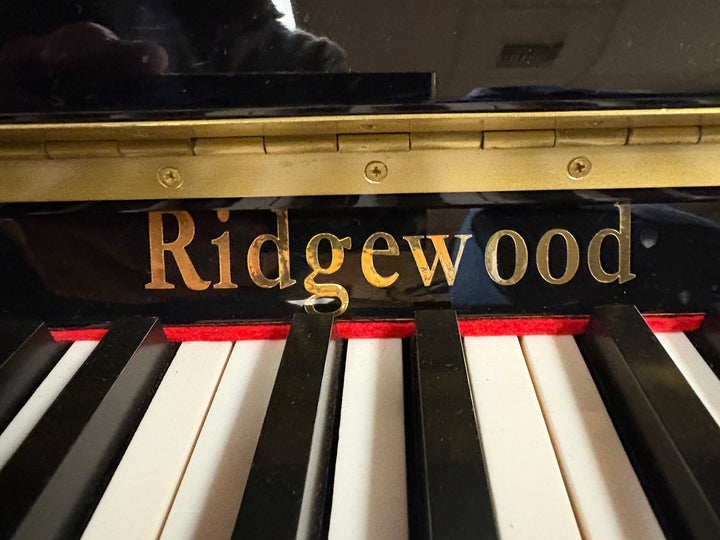 RIDGEWOOD STUDIO UPRIGHT PIANO – 44″ | EBONY POLISH