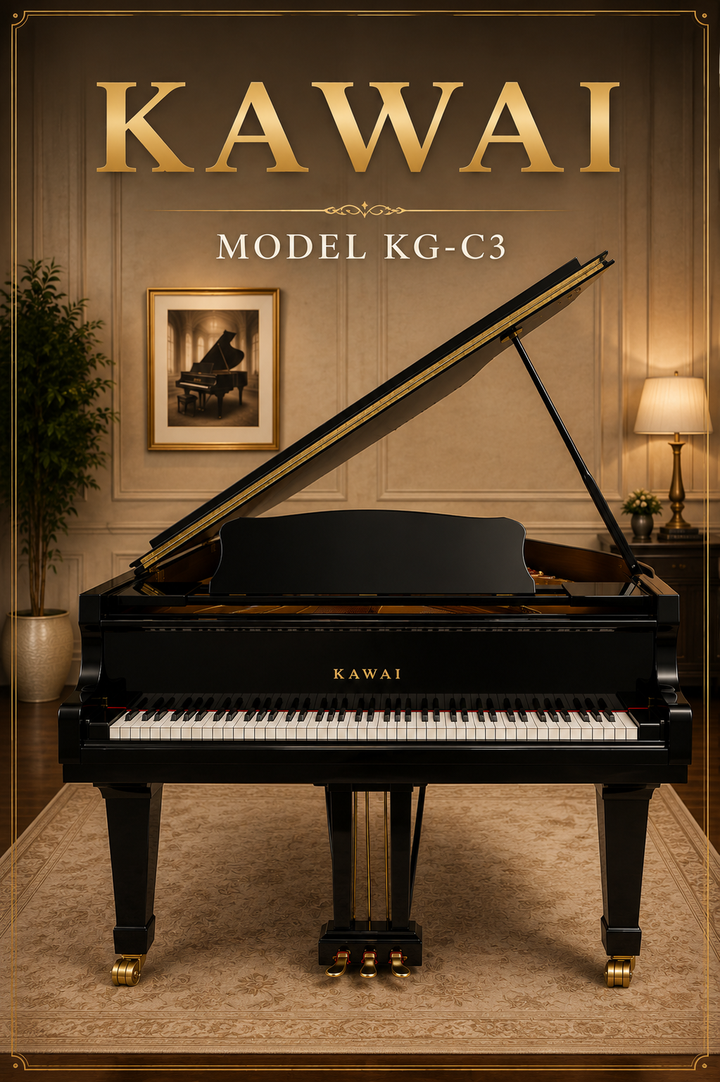 Kawai Grand Piano-Model KG-3C-Professional 6&