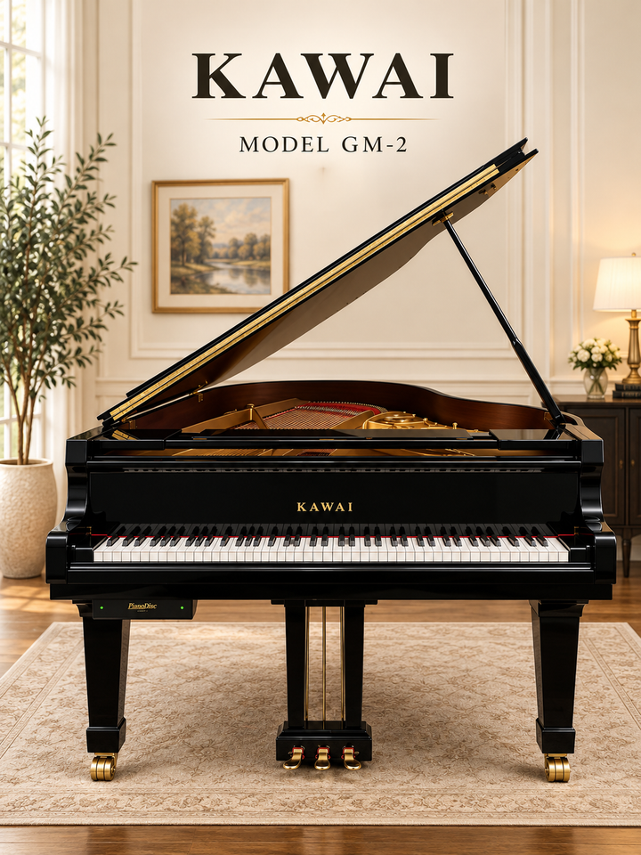 Kawai Player Piano front view in Showroom