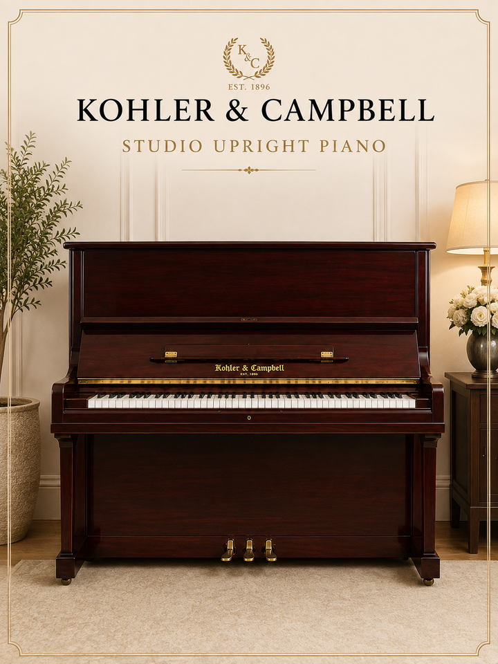 Kohler &amp; Campbell Studio  Upright Piano - Mahogany