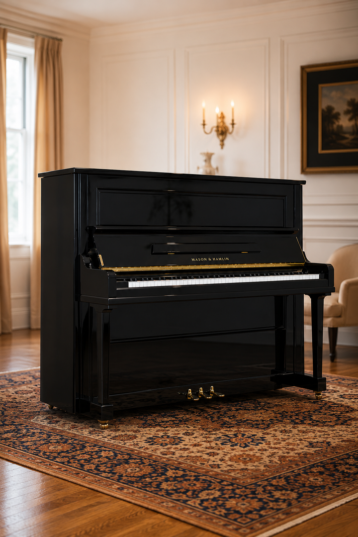Mason &amp; Hamlin Model 50 Upright Piano | Handcrafted in the USA