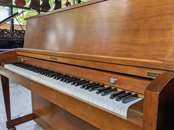 Baldwin Hamilton Studio Upright Piano | Walnut Finish