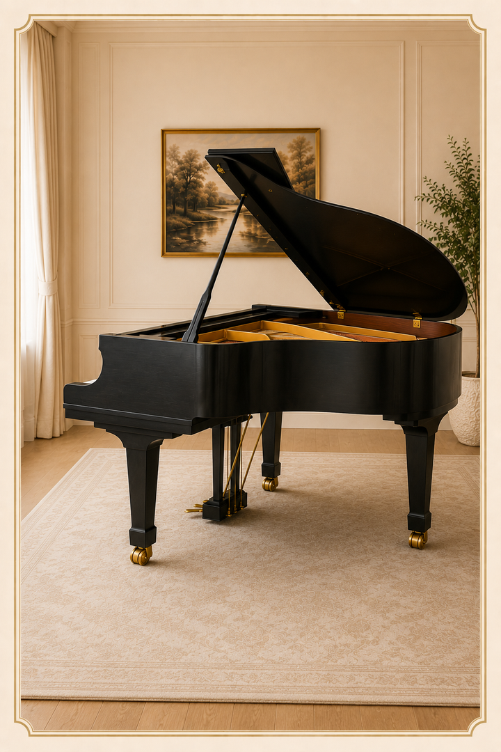 Petrof Baby Grand Piano - Model V - Ebony Satin - 1994