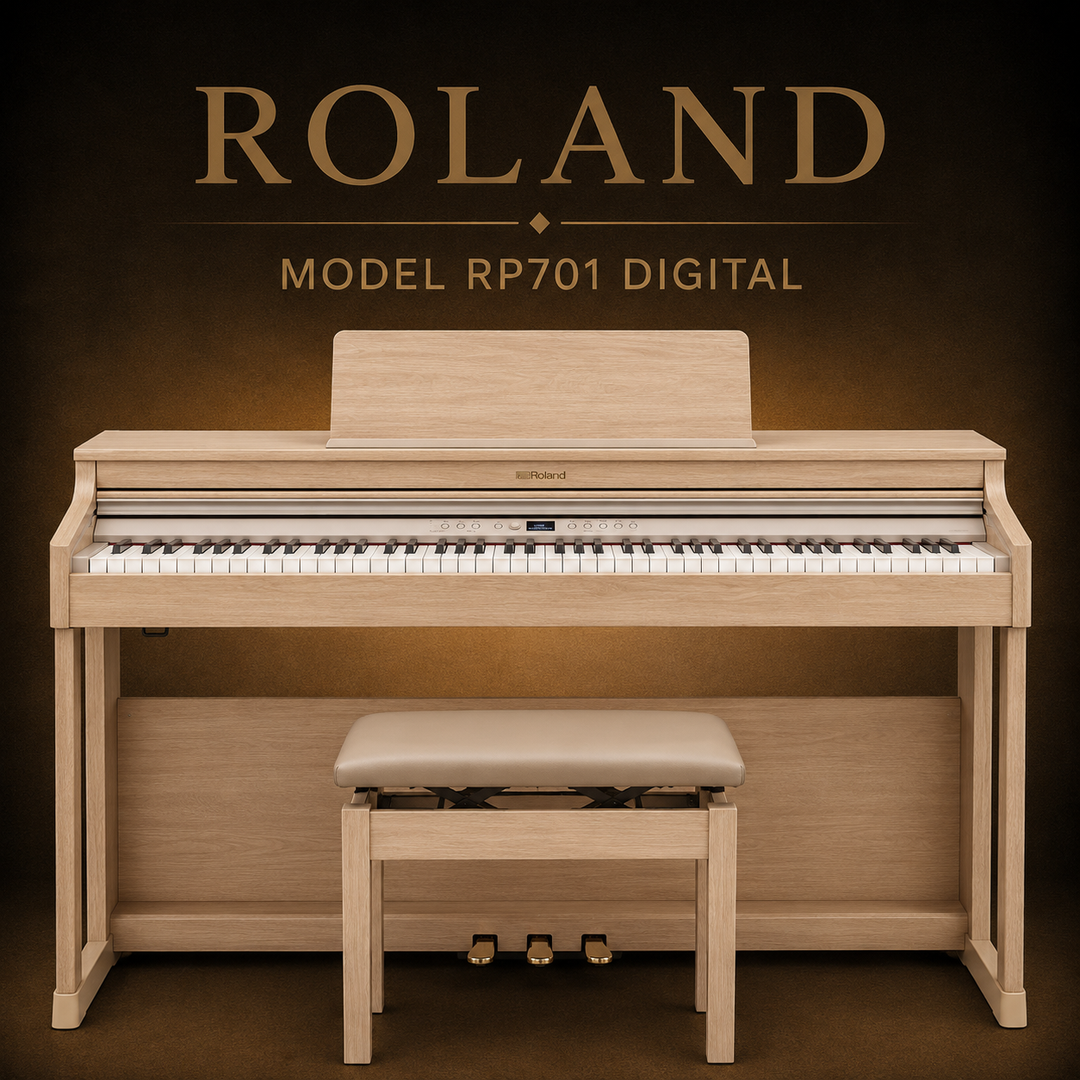 Roland Digital Piano in Oak with Matching Bench