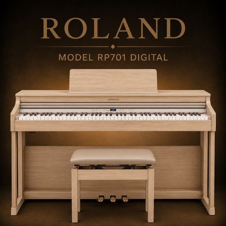 Roland Digital Piano in Oak with Matching Bench