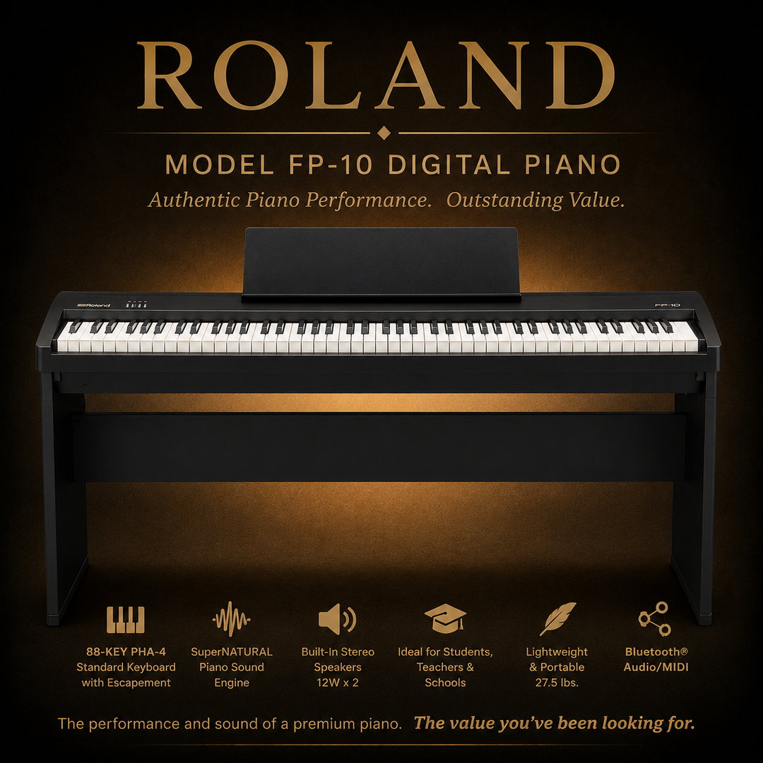 Outstanding Value Keypoints of Roland Digtal piano FP-10 Mode