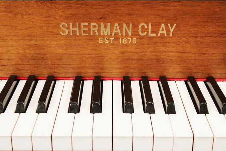 Sherman Clay Baby Grand Piano-Model SDG1-Burled Walnut