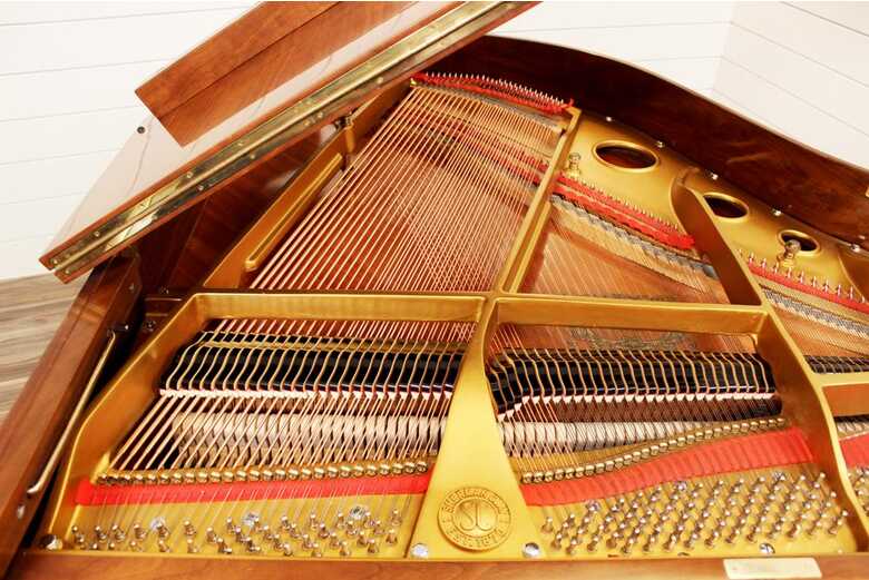 Sherman Clay Baby Grand Piano-Model SDG1-Burled Walnut