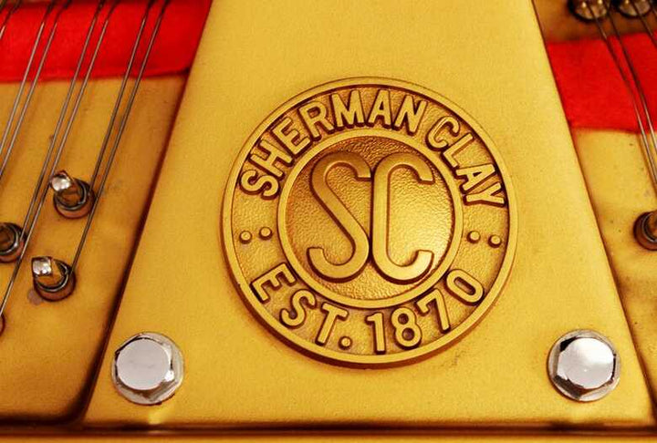 Sherman Clay Baby Grand Piano-Model SDG1-Burled Walnut