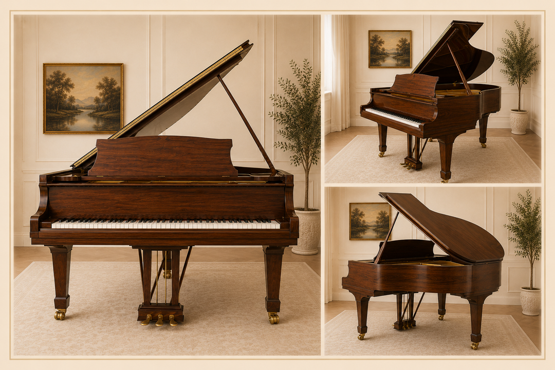 Steinway Baby Grand Piano, Model M-Restored-Wanut Finish
