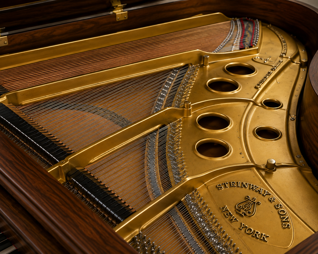 Steinway Baby Grand Piano, Model M-Restored-Wanut Finish