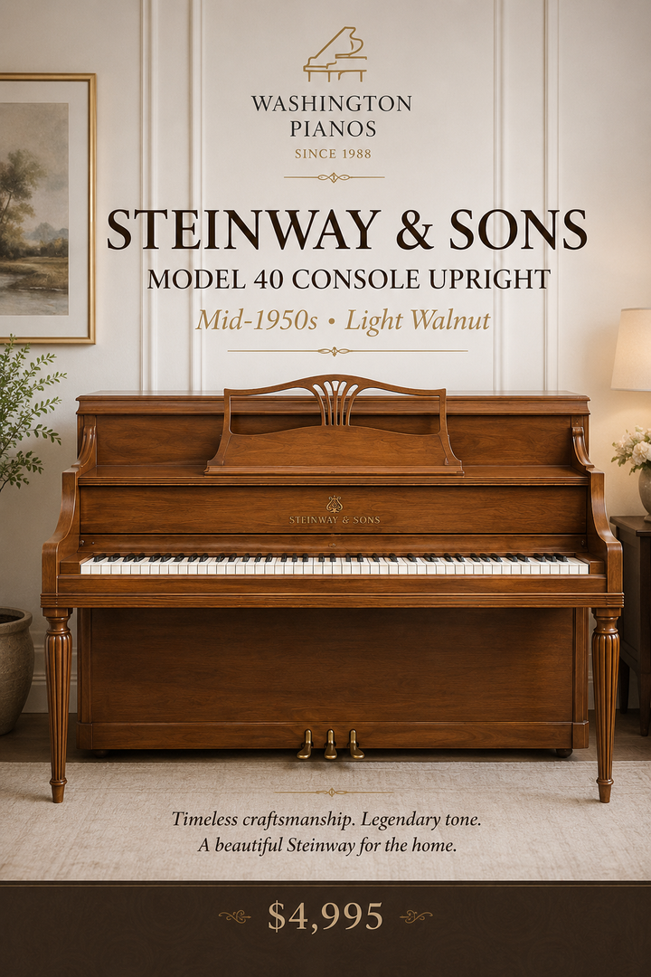 Steinway &amp; Sons Model 40 Upright Piano