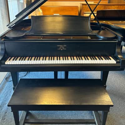 Steinway &amp; Sons Grand Piano-Model L-Restored-Ebony Satin Finish
