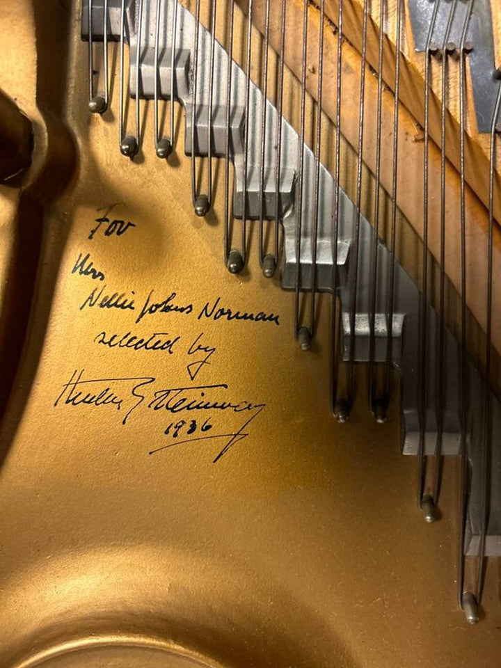 Steinway &amp; Sons Grand Piano-Model L-Restored-Ebony Satin Finish