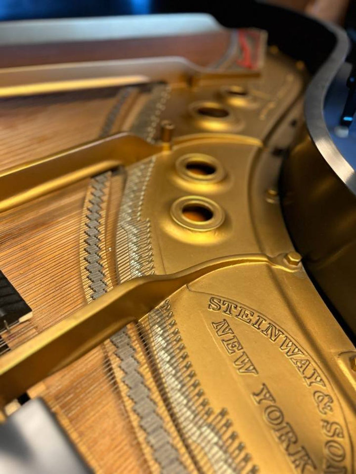 Steinway &amp; Sons Grand Piano-Model L-Restored-Ebony Satin Finish