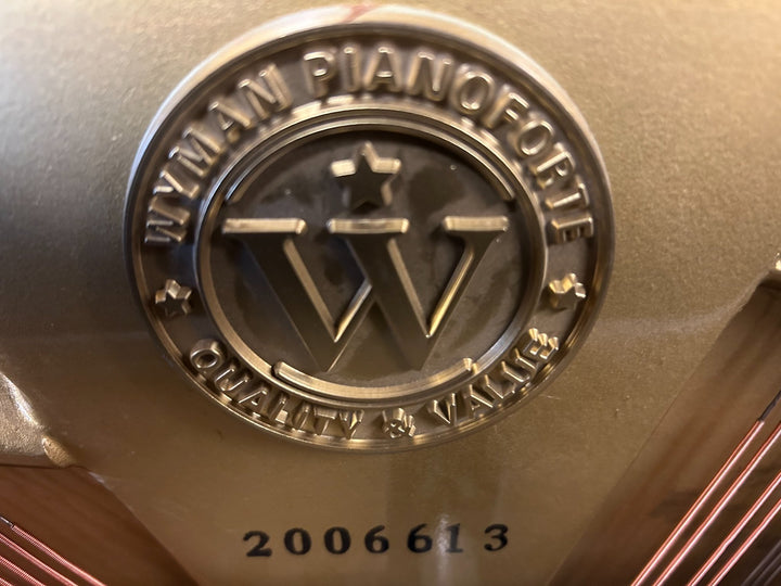 Wyman Upright Grand Piano, Model WV132, High Polished Ebony, Gallery