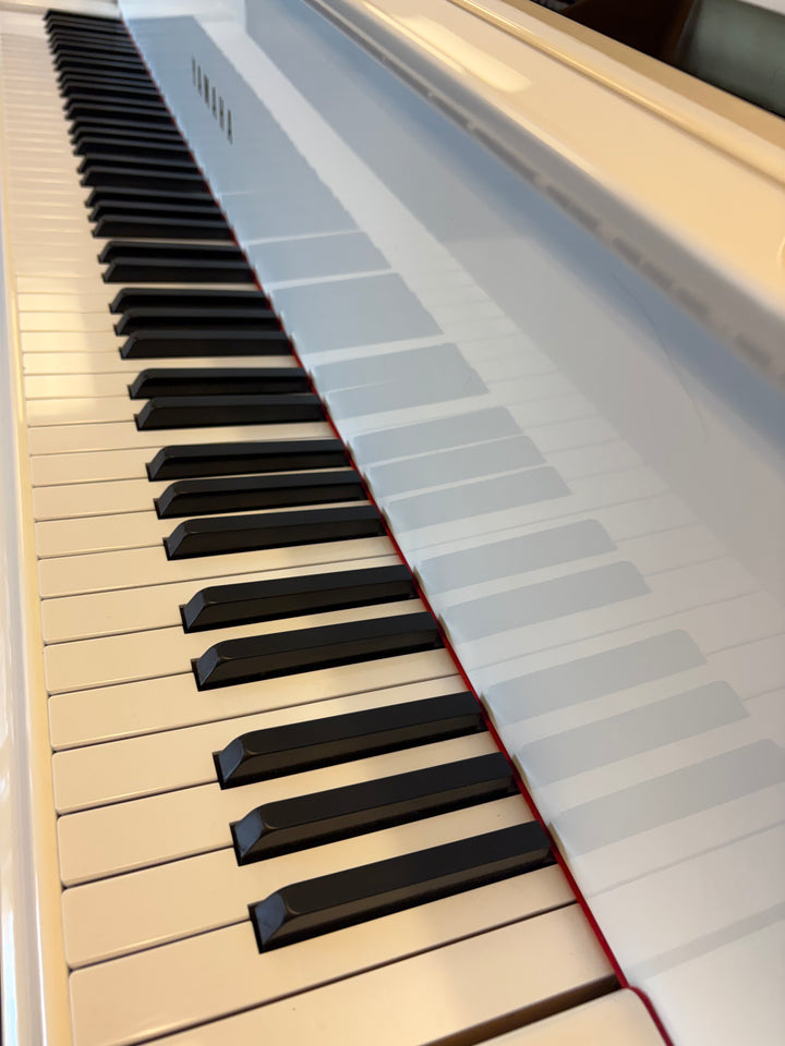 Yamaha G1 Baby Grand Piano | Polished White | Certified Preowned