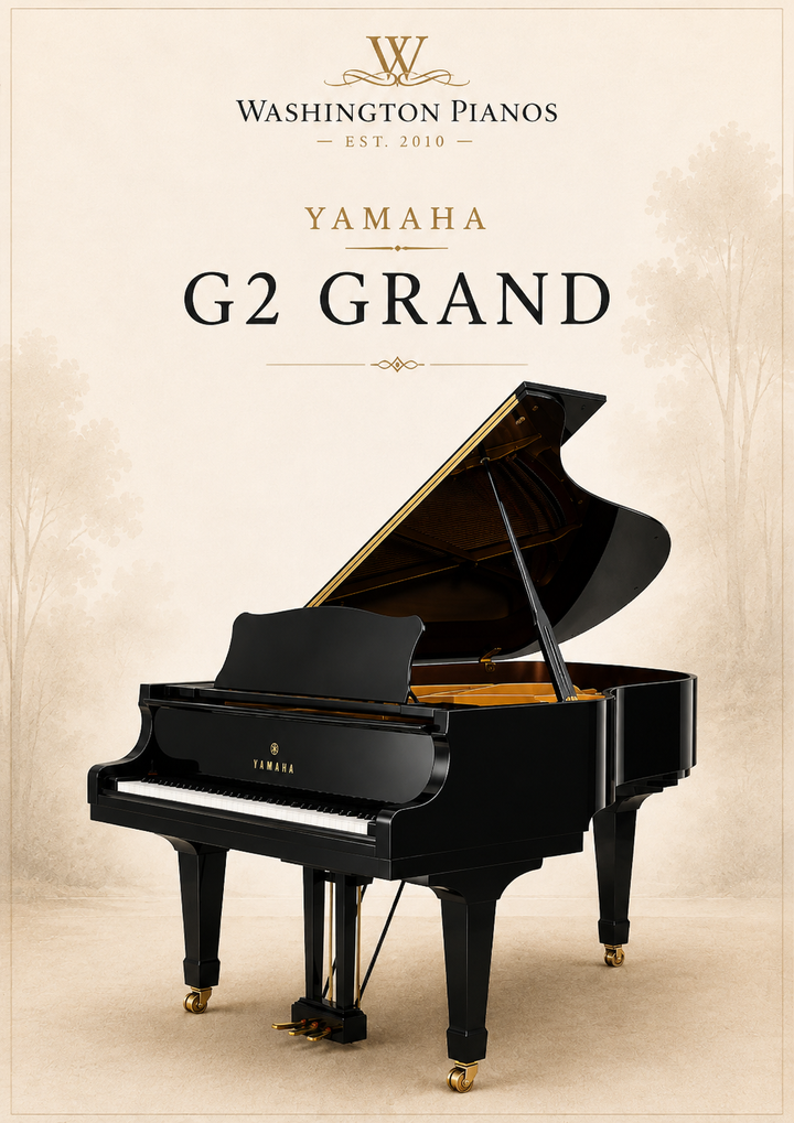 Yamaha Baby Grand Piano, Model G2-Ebony Satin-Gallery
