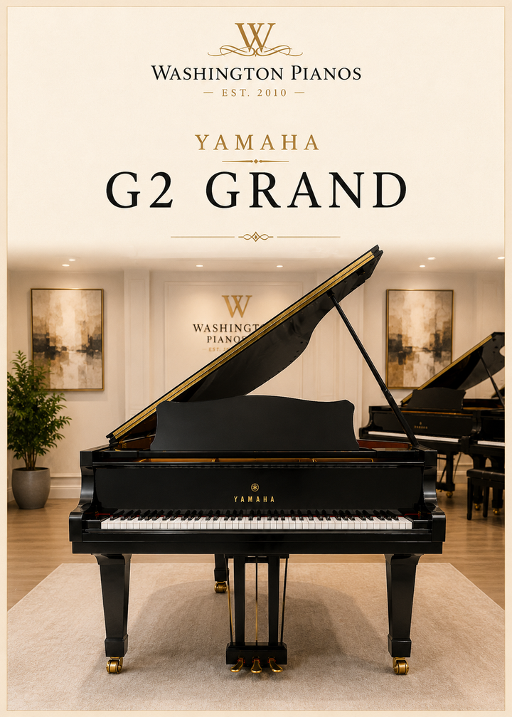 Yamaha Baby Grand Piano, Model G2-Ebony Satin-Gallery