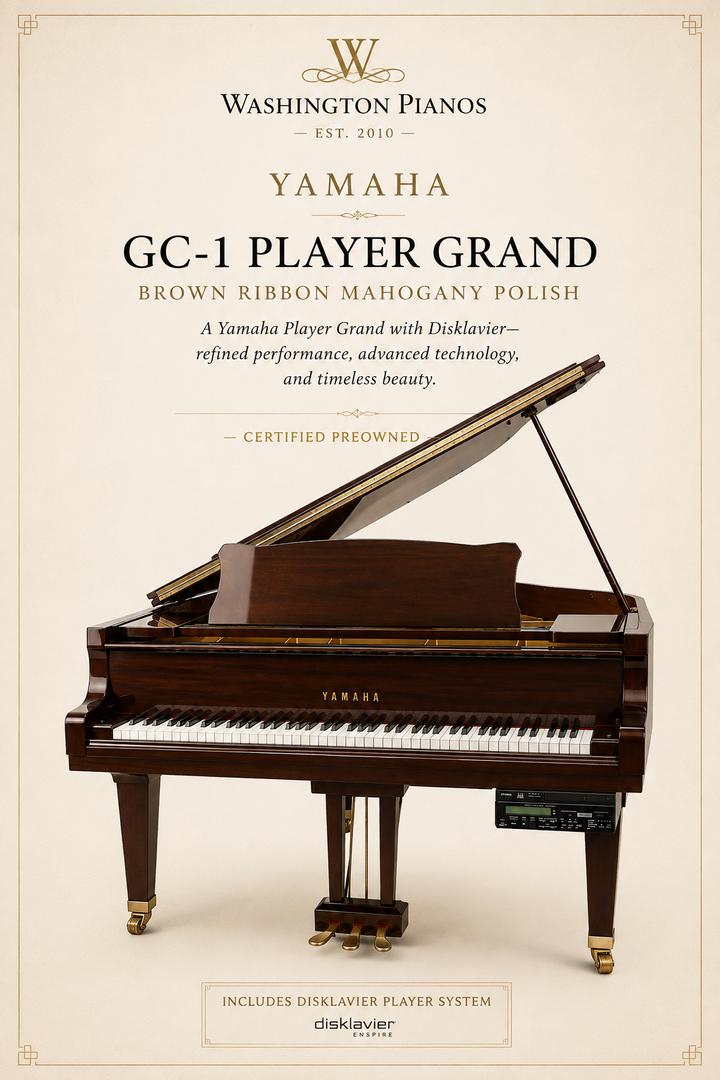 Yamaha GC1 Baby Grand Piano | with Disklavier Player System