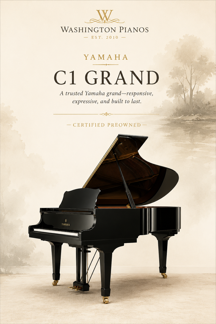 Yamaha Grand Piano Side View