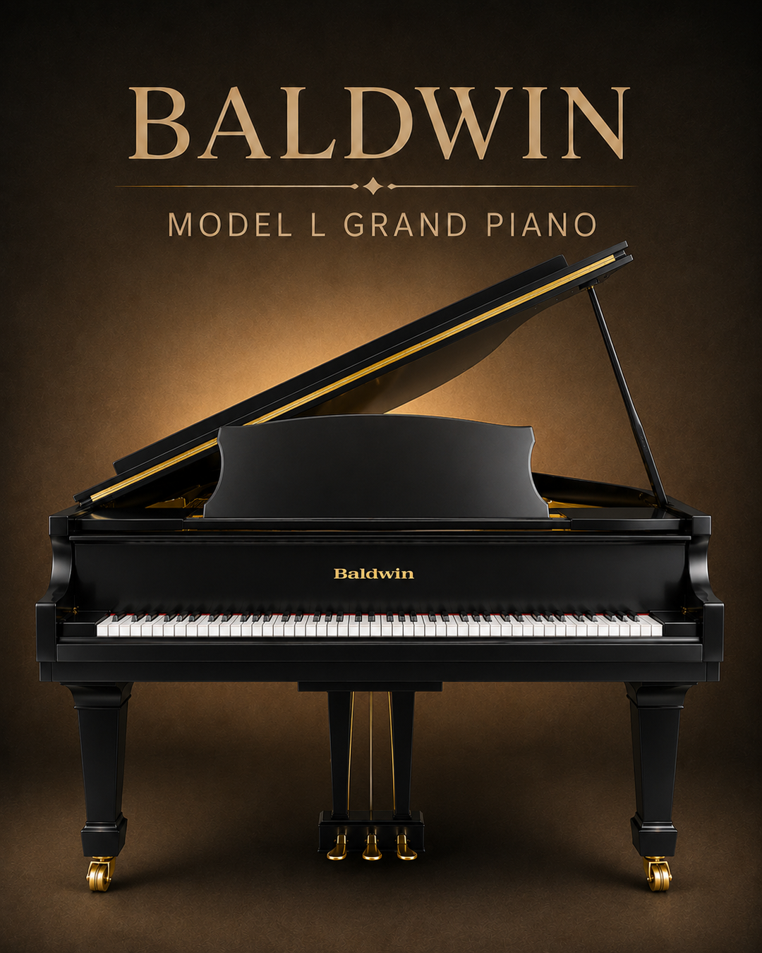 Baldwin Grand Piano-Model L-6&