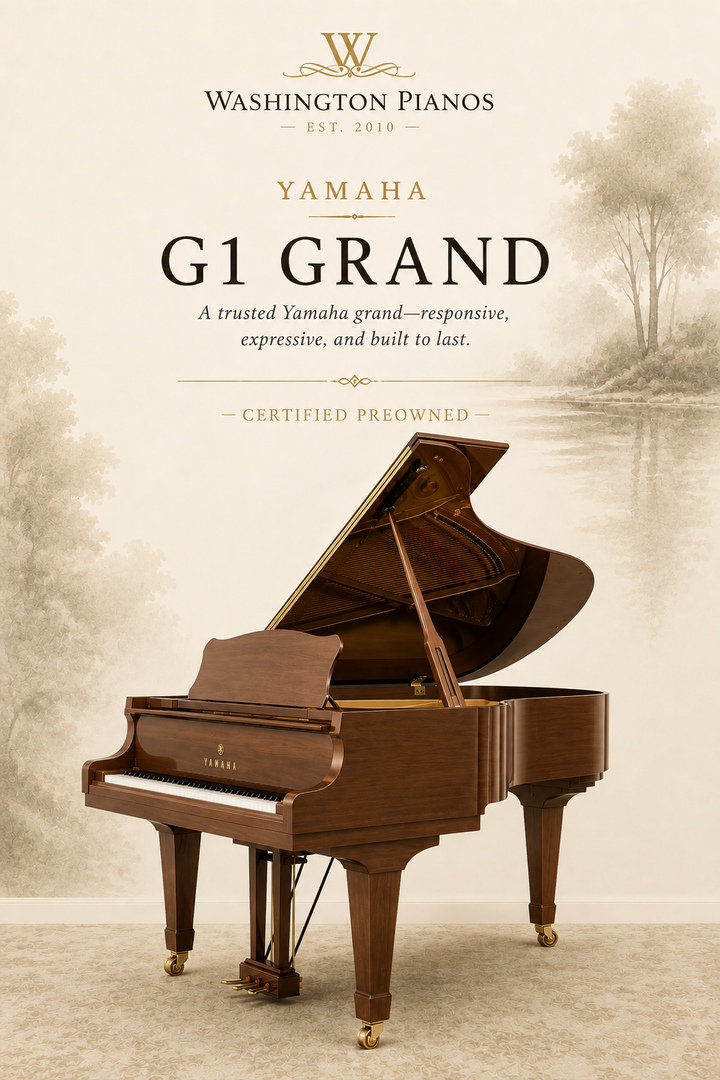 Yamaha  Baby Grand Piano-Model G-1 - Walnut Satin