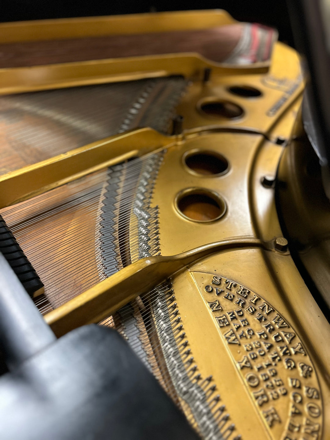 Steinway Baby Grand Piano, Model M-Restored-Wanut Finish