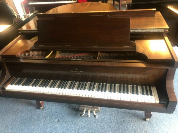 Steinway Baby Grand Piano, Model M-Restored-Wanut Finish